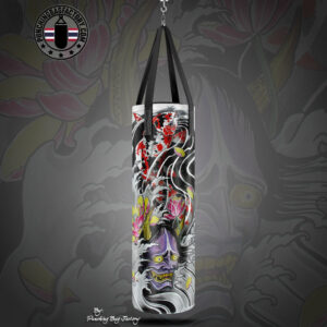 Oni & koi fish punching bag